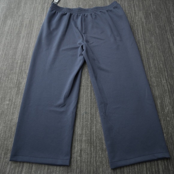Avia Pants Women Athletic Wide Leg Blue Elastic Waist Scuba New Tag 3XL22 - Picture 2 of 10
